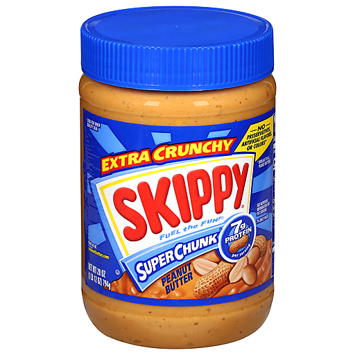 Skippy Super Chunk Extra Crunchy Peanut Butter 28 Oz. Jar