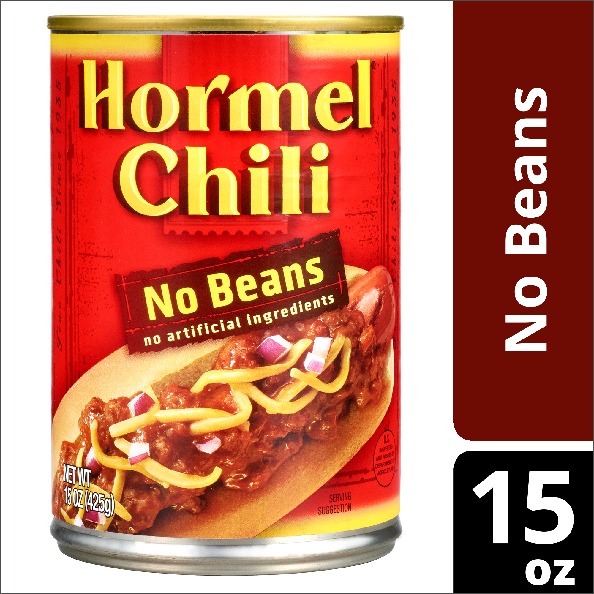 Hormel Chili With No Beans 15 Oz. Pull Top Can