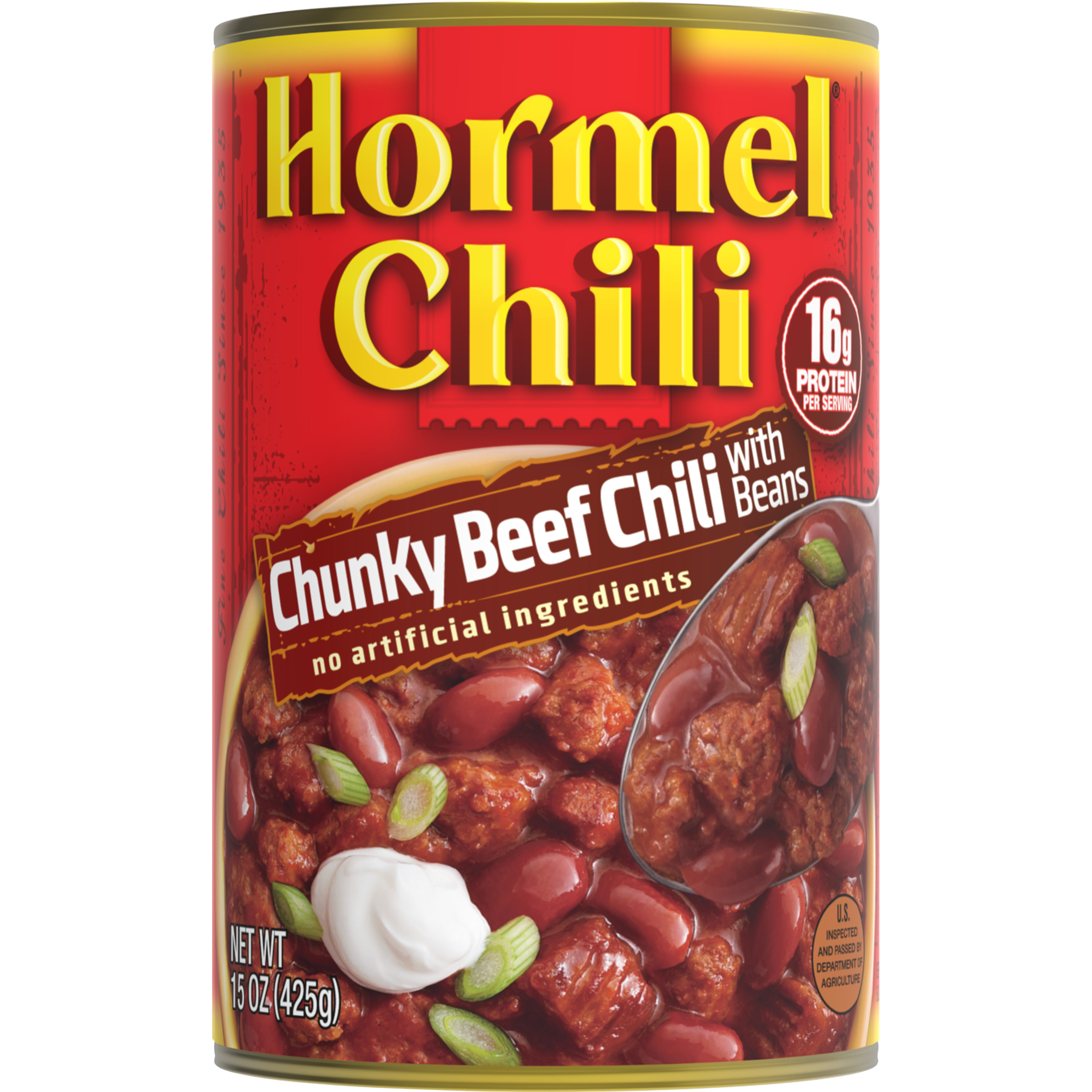 Hormel Chili Chunky With Beef Beans 15 Oz