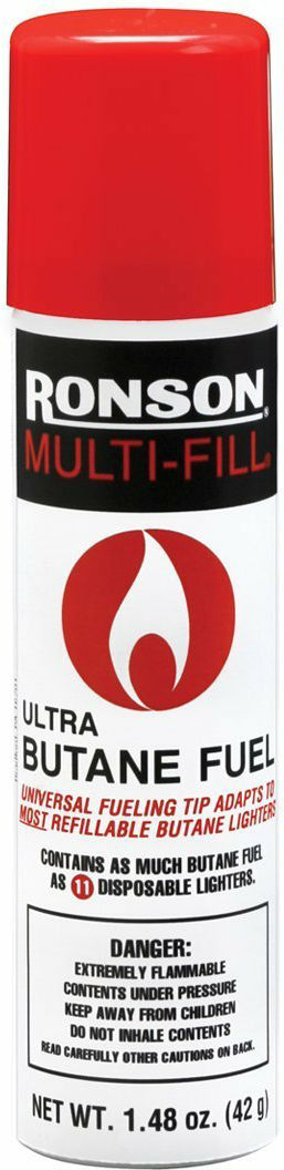 Ronson 99142 Multi-Fill Ultra Butane Fuel, 1.48 Oz./42g
