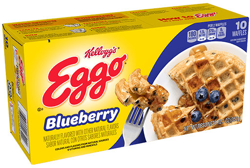 Eggo Blueberry Frozen Waffles