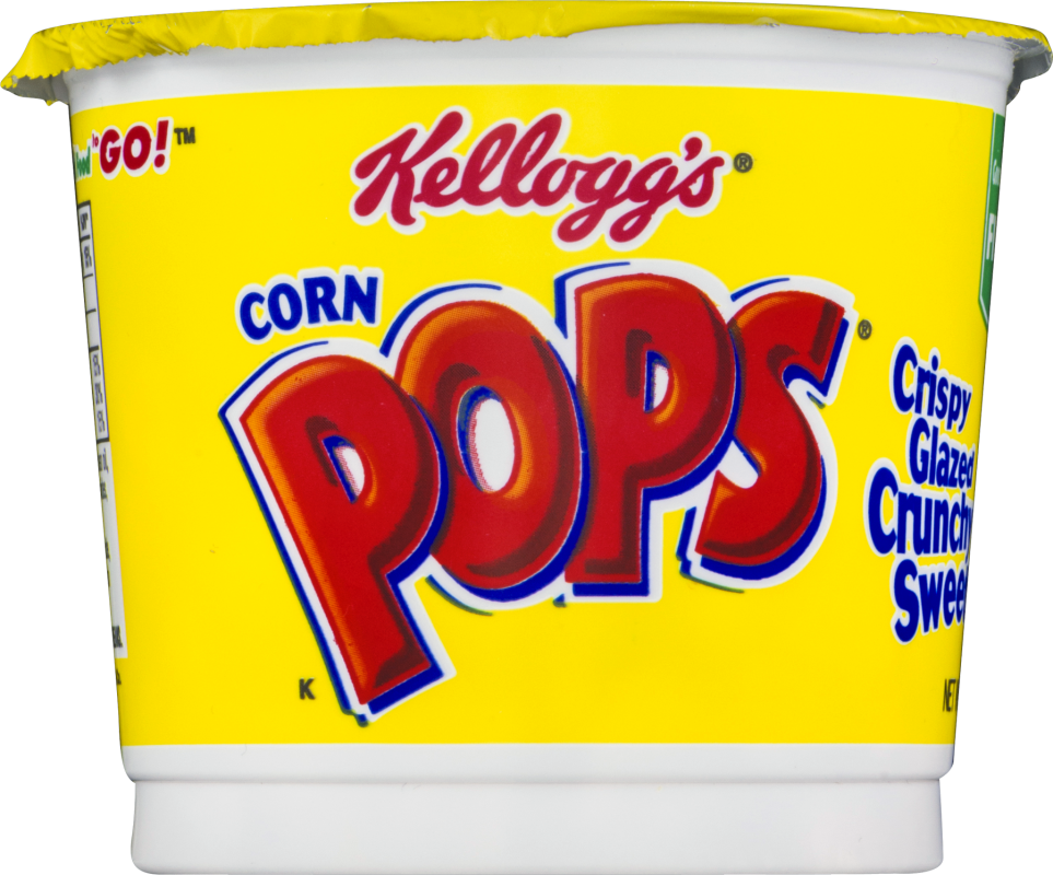 Corn Pops Kellogg's Original Breakfast Cereal Cup Single Serve