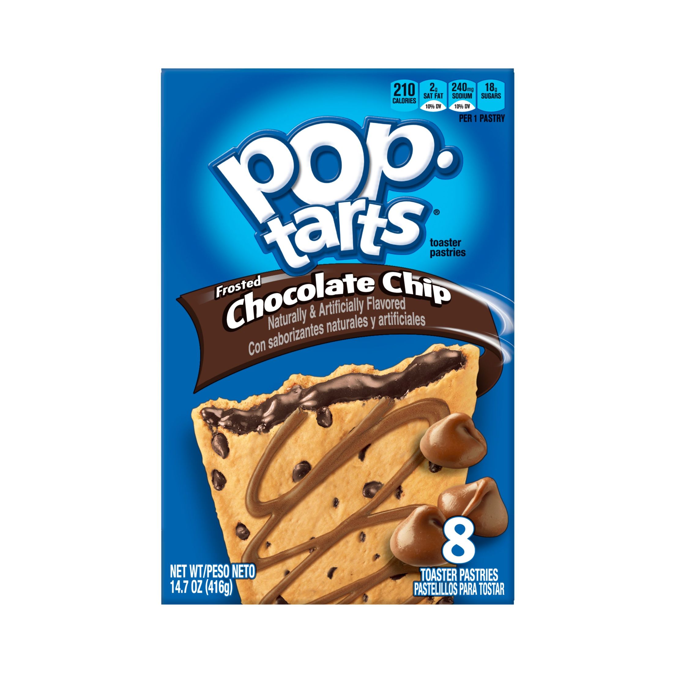Pop-Tarts Frosted Chocolate Chip Pastries -14.7oz - 8ct - Kellogg's