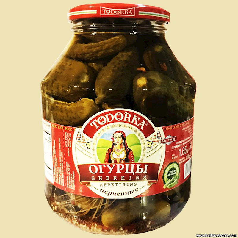 Todorka Gherkins W Pepper 1650g