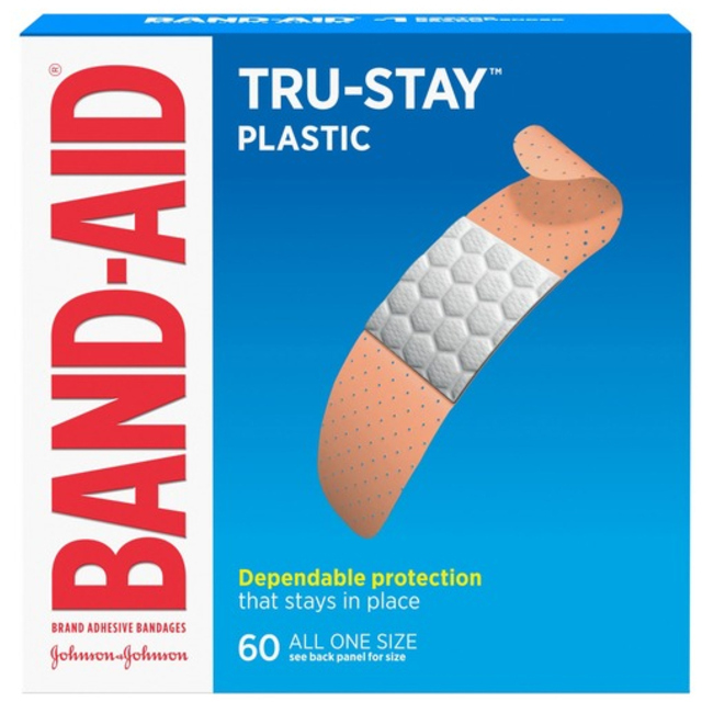 Band-Aid Brand Plastic Strips Adhesive Bandages, All One Size