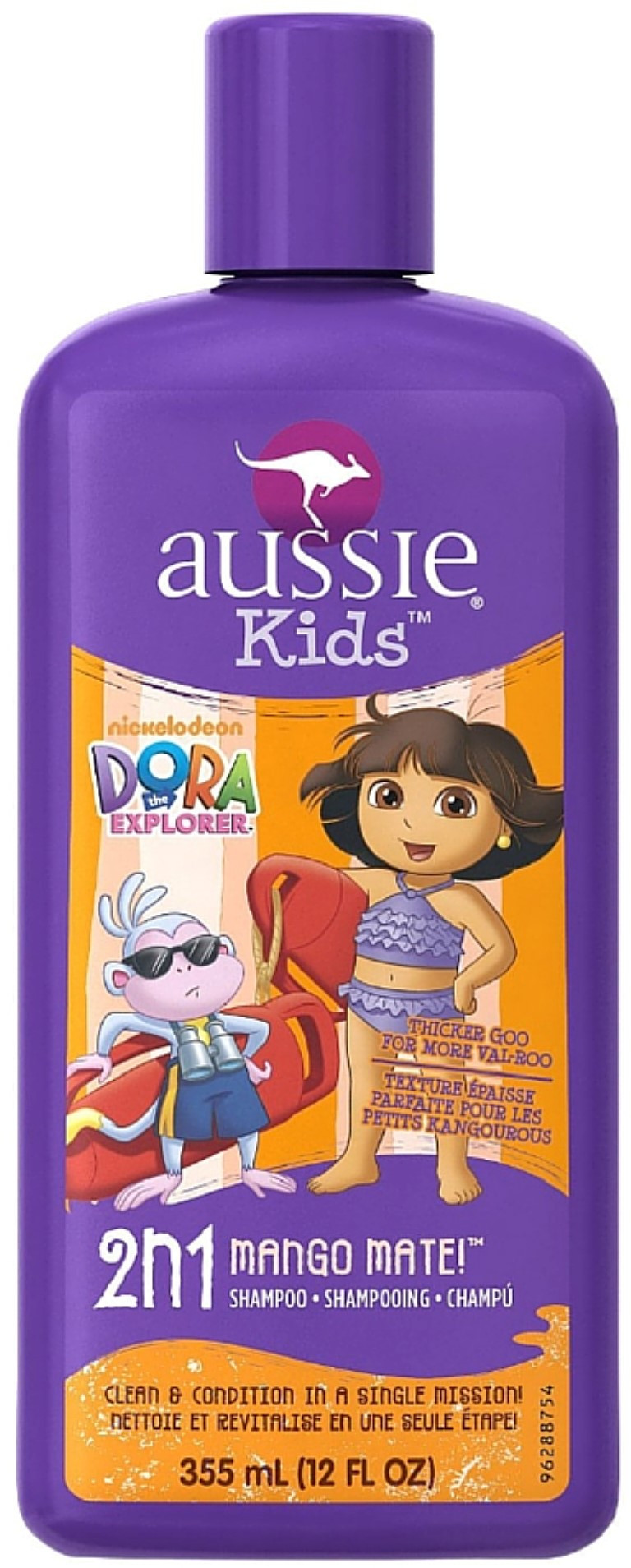Aussie Kids Shampoo, 2 N 1, Mango Mate, Dora The Explorer