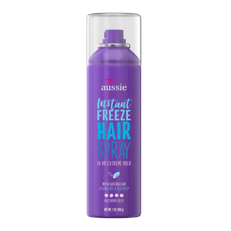 Aussie Hair Spray, Instant Freeze, Maximum Hold 7 Oz