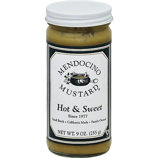Mendocino Mustard Hot & Sweet Case Of 6 X 9 Oz