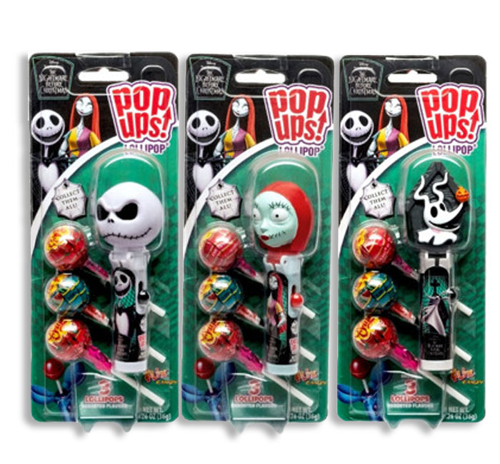 Chupa Chups Pop Ups Nightmare Before Christmas Lollipop 1.26 Oz Blister Pack