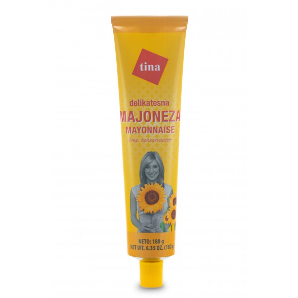 Tina Mayonnaise Tube, 6.35 Oz