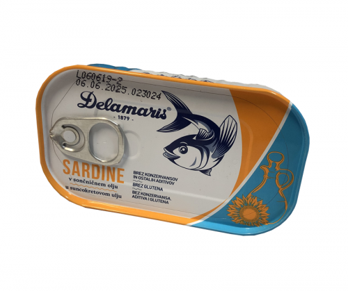 Delamaris Sardines In Sunflower Oil 90g