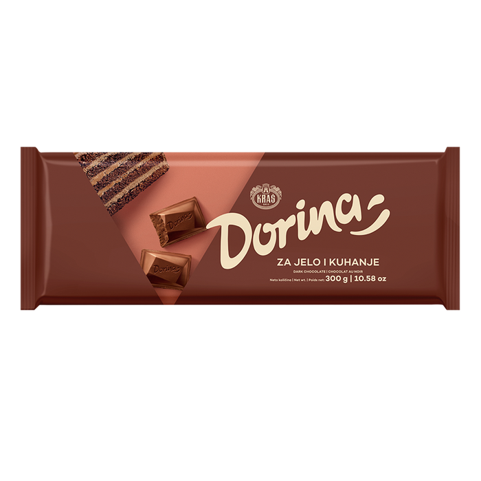 Kras Dorina Dark Baking Chocolate 300g