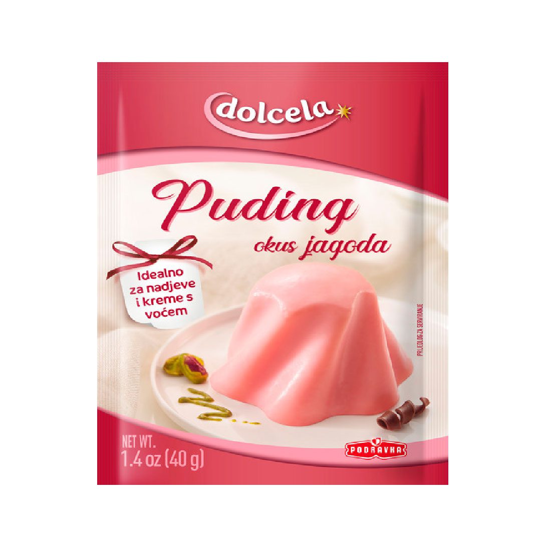 Podravka Strawberry Pudding 40g