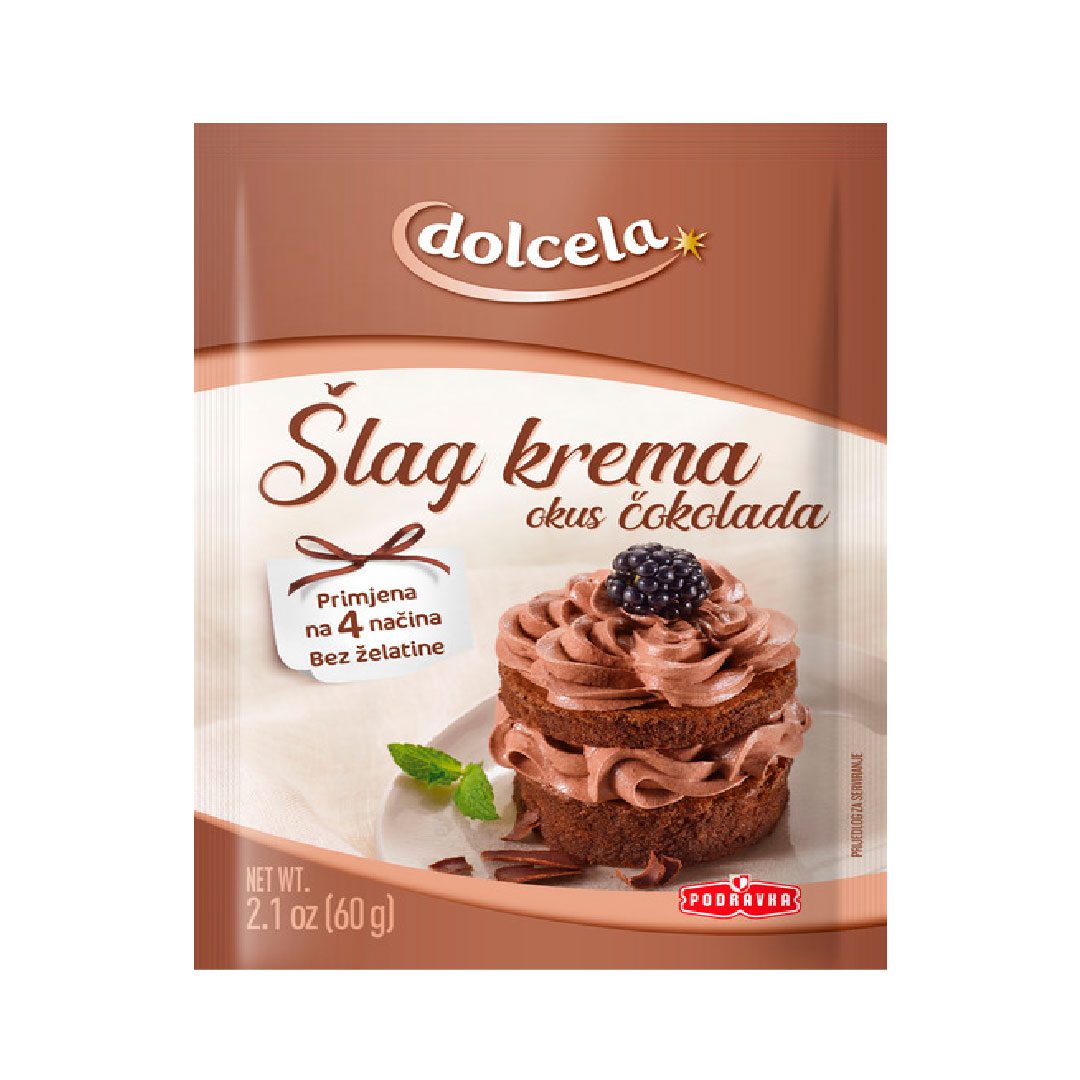 Podravka Dolcela Slag Krema (Chocolate Cream), 60g