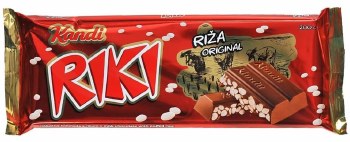 Kandit Riki Chocolate With Puffed Rice 200g