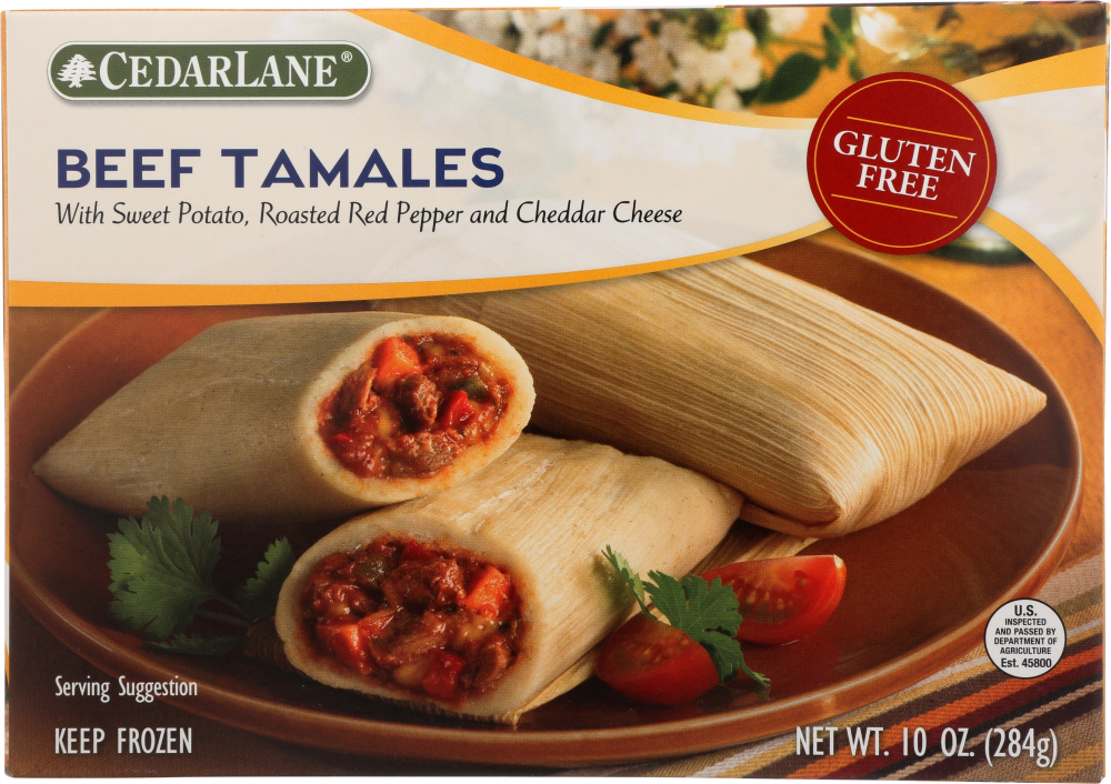 CedarLane Gluten Free Beef Tamales, 10 Oz