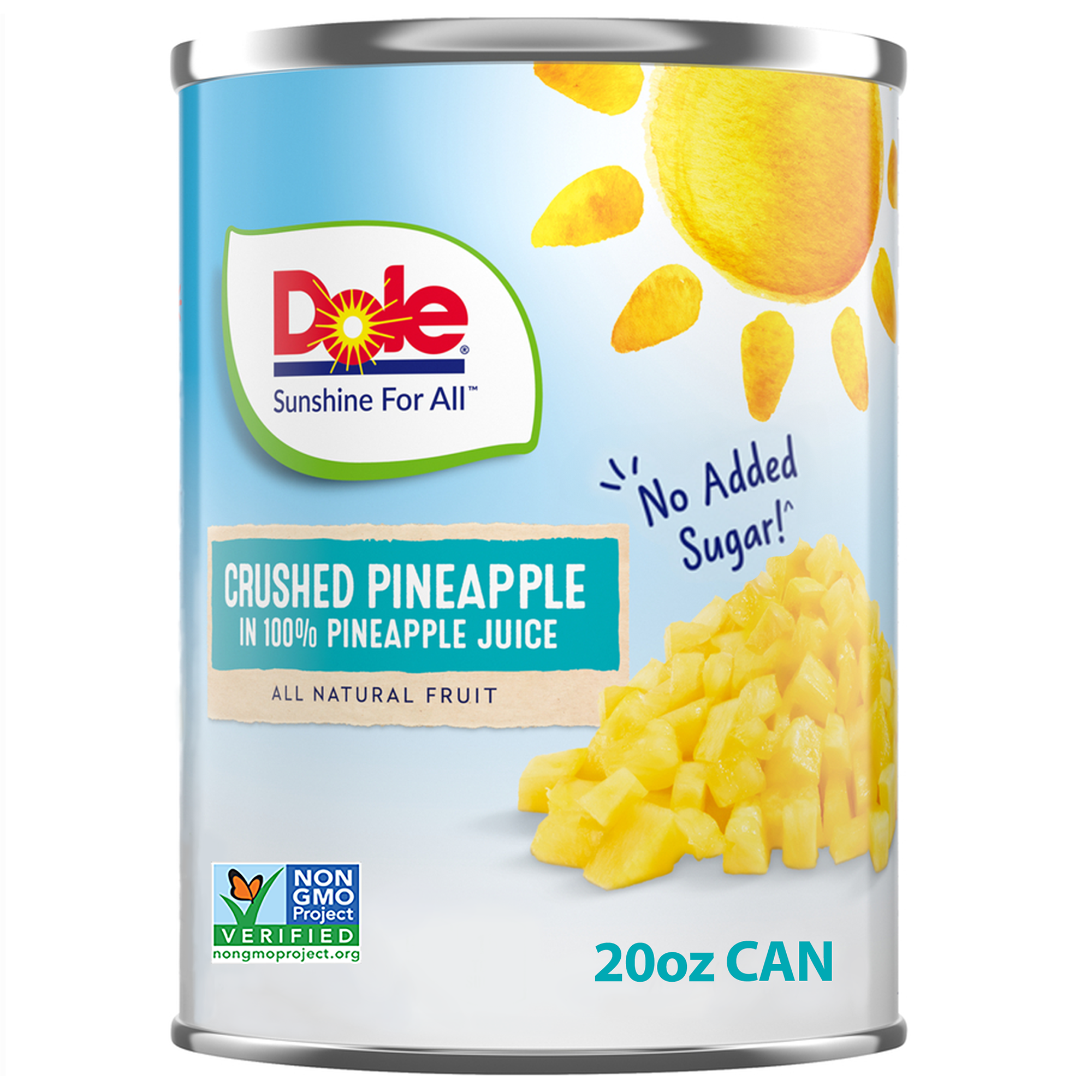 Dole Crushed Pineapple In 100% Juice 20 Oz. Can
