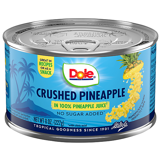 Dole Crushed Pineapple In Juice 8 Oz