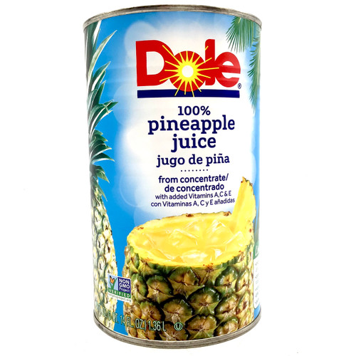 Dole 100% Pineapple Juice In Can