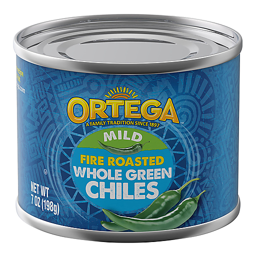 Ortega Fire Roasted Whole Green Chiles 7 Oz