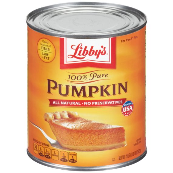 Libbys 100% Pure Pumpkin, 29-Ounce Cans