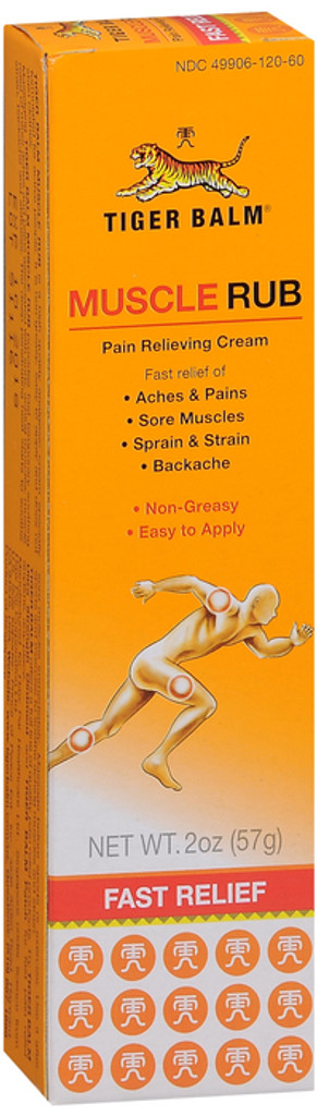 Tiger Balm Fast Relief Muscle Rub Topical Analgesic Cream - 2 Oz