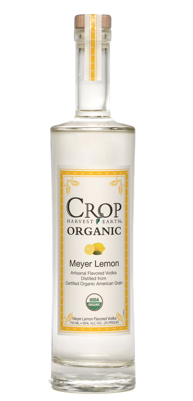Crop Vodka Harvest Earth Organic Meyer Lemon