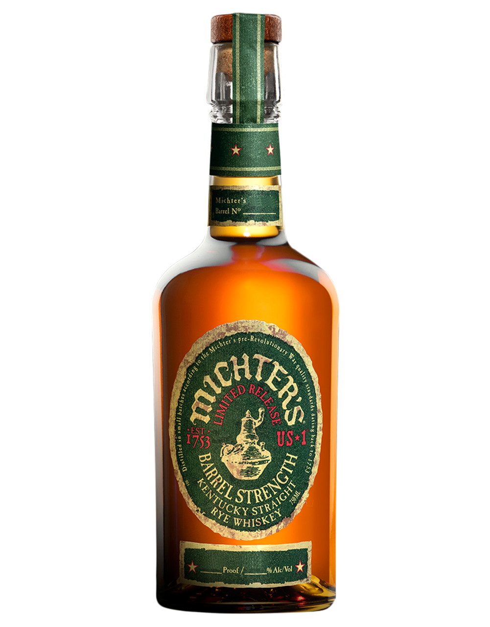 Michter's Barrel Strength Limited Release Straight Rye Whiskey