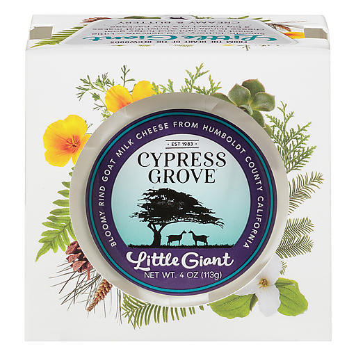 Cypress Grove Goat Milk Cheese, Bloomy Rind, Little Giant 4 Oz