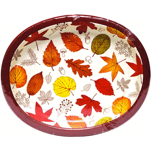 Creative Converting Oval Platter Happy Harvest
