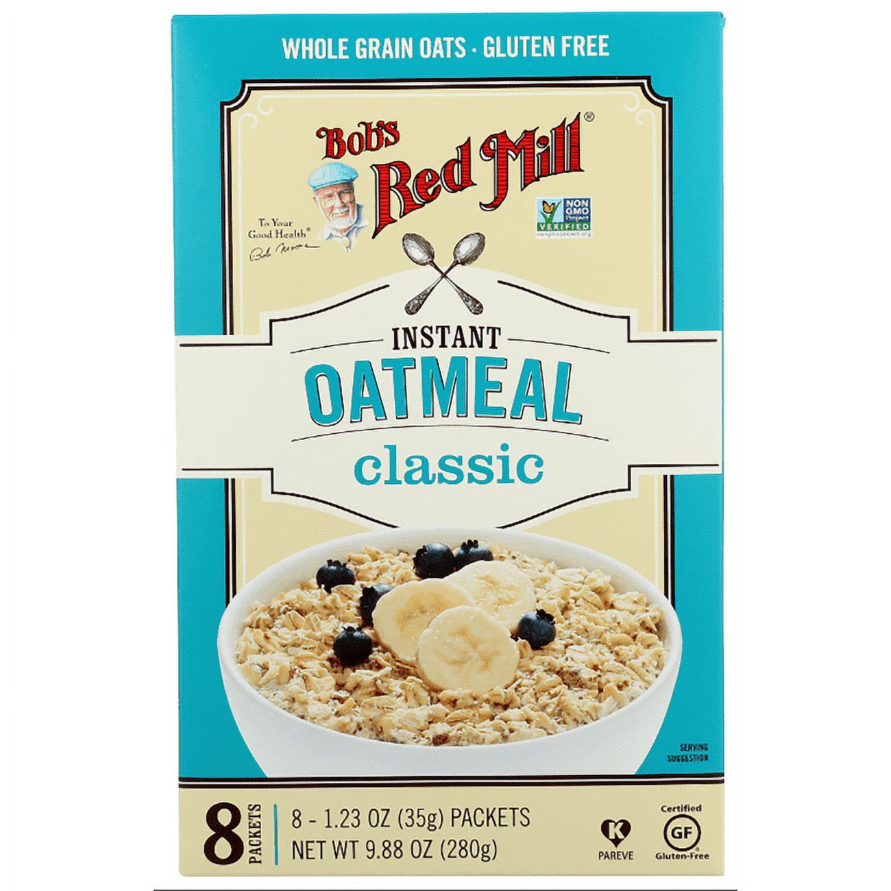 Bob's Red Mill Classic Gluten Free Instant Oatmeal Packets