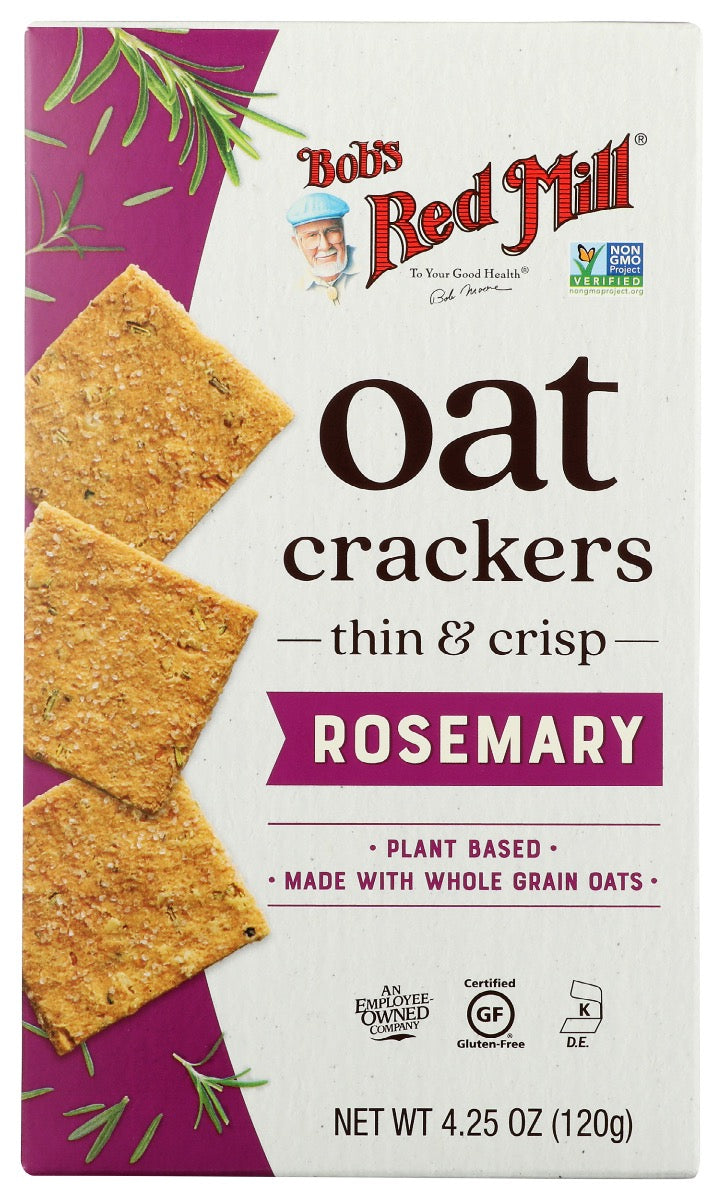 Bob's Red Mill Rosemary Oat Crackers 4.25 Oz
