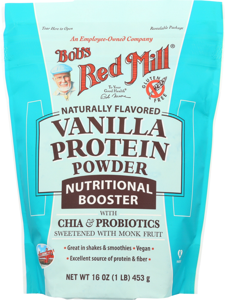 Bob's Red Mill Vanilla Protein Powder Nutritional Booster 16 Oz