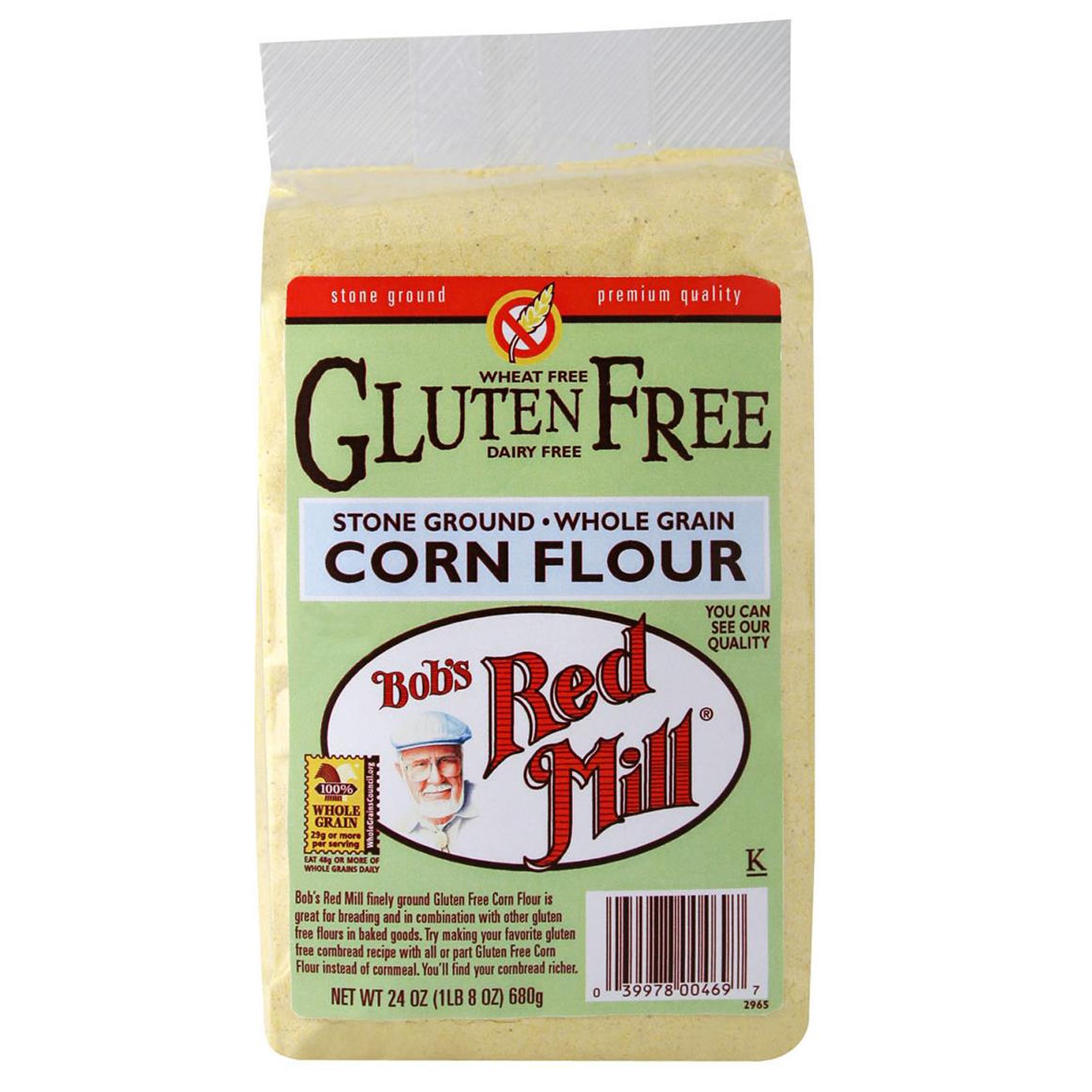 Bob's Red Mill Gluten Free Corn Flour, 24 Oz