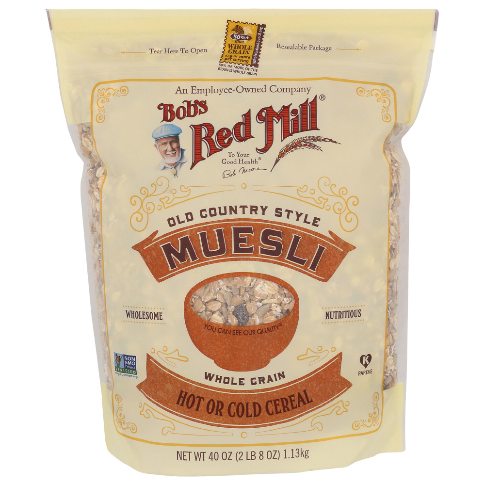 Bob's Red Mill 40 Oz. Old Country Style Muesli Cereal - 4/Case
