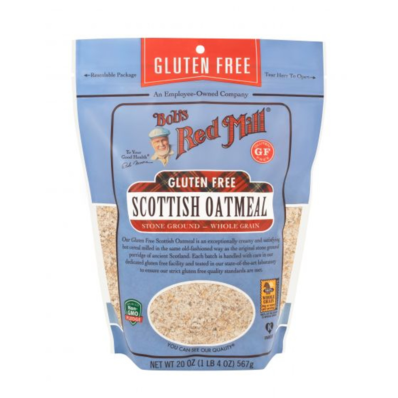 Bob's Red Mill Gluten Free Scottish Oatmeal, 20 Oz