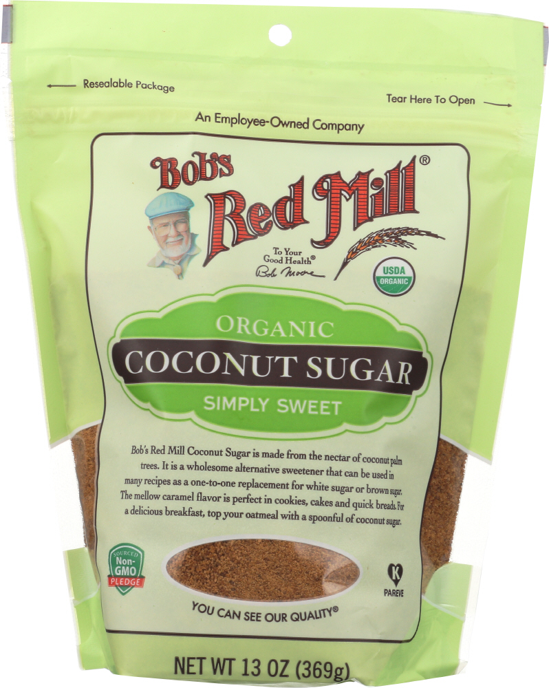 Bob's Red Mill Organic Coconut Sugar 13 Oz Pouch 6ct Case