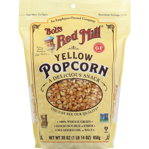 Bob's Red Mill Yellow Popcorn Whole, 30 Oz