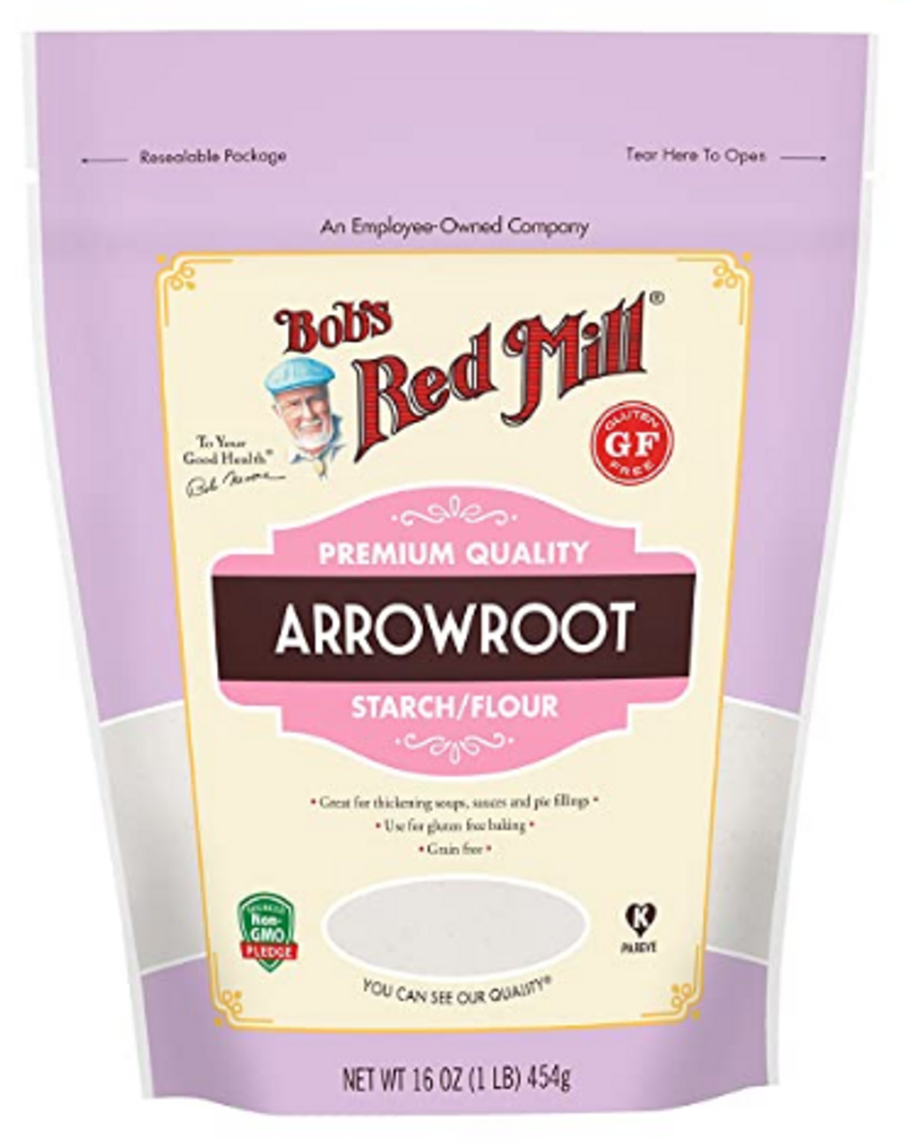 Bob's Red Mill Starch/Flour, Premium Quality, Arrowroot 16 Oz
