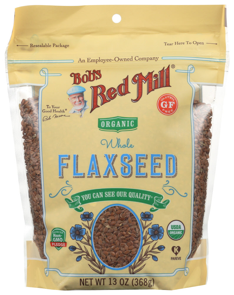 Bobs Red Mill Organic Brown Flaxseeds 13 Oz