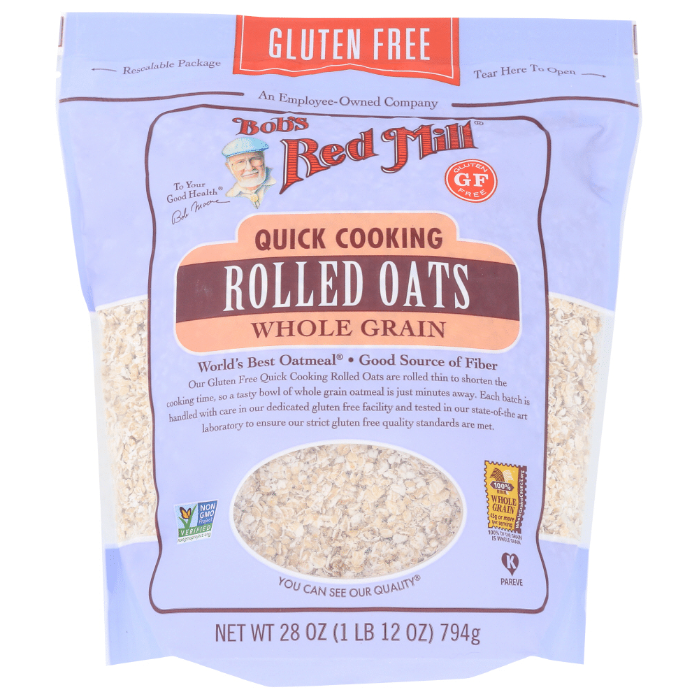 Bob's Red Mill Gluten Free Quick Cooking Whole Grain Rolled Oats