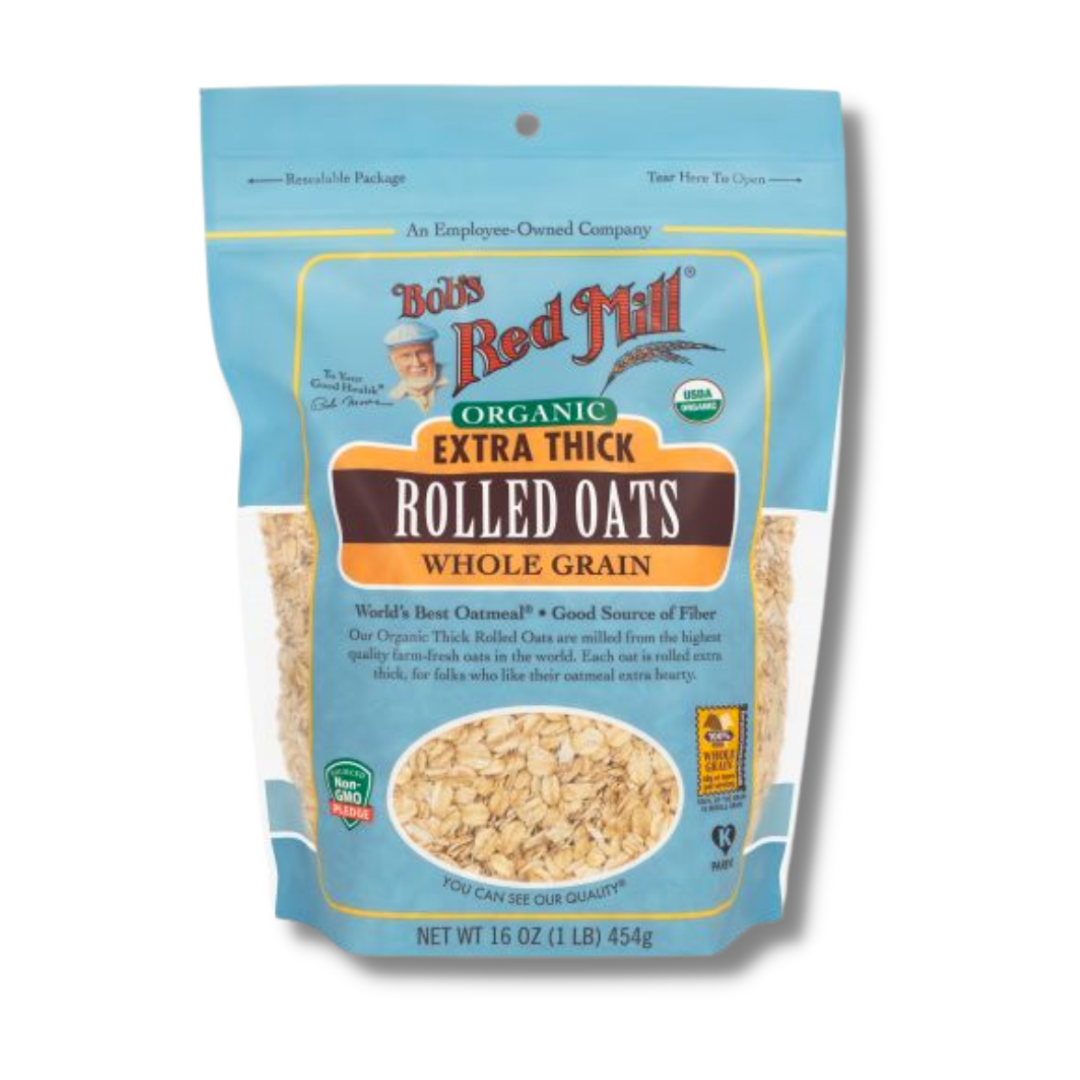 Bob's Red Mill Organic Extra Thick Whole Grain Rolled Oats 32 Oz