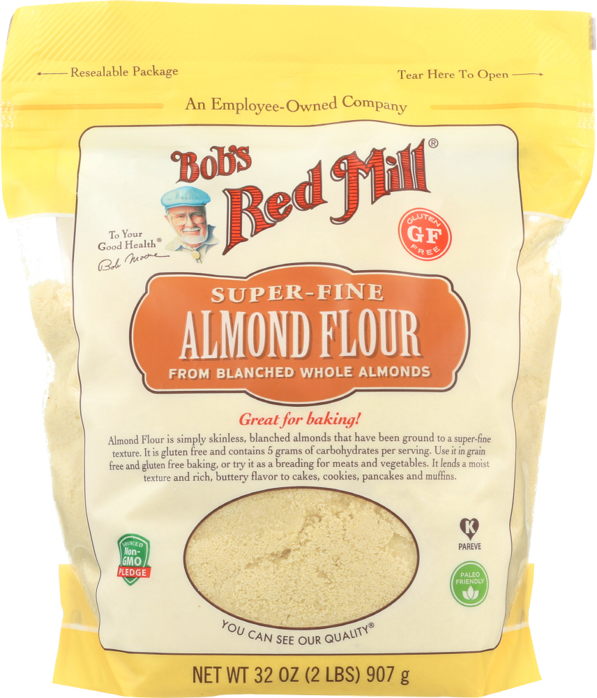 Bob's Red Mill Almond Meal Flour Blanched 32 Oz Pouch - 4ct Case