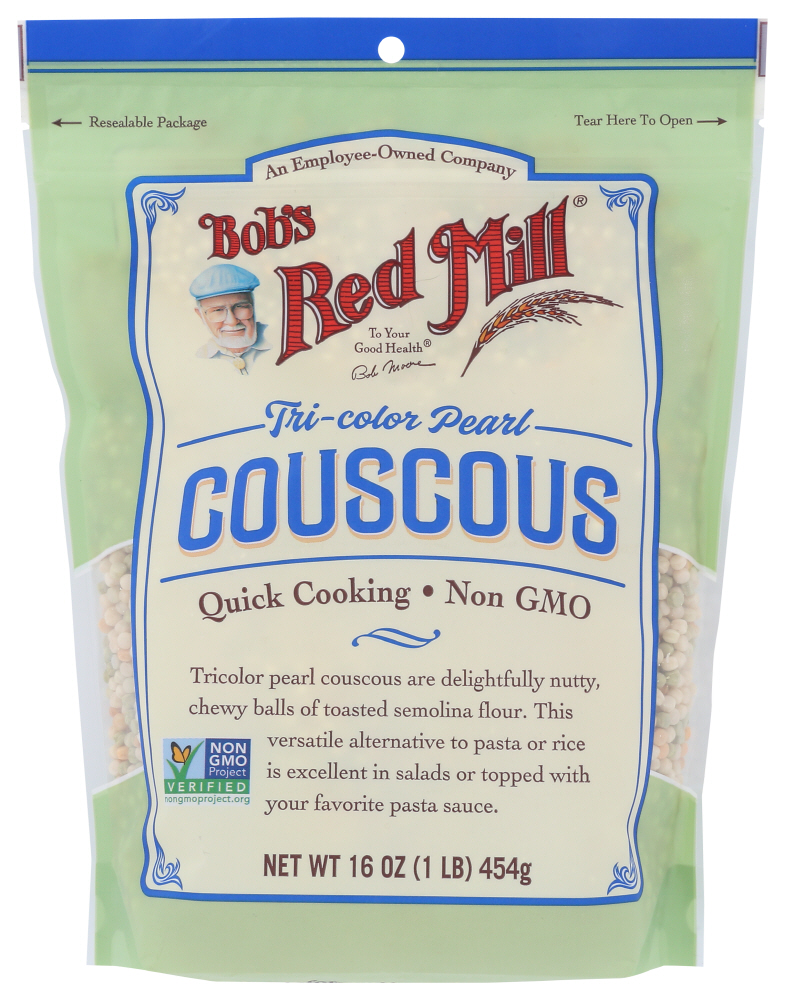 Bob's Red Mill Tri-Color Pearl Couscous 16 Oz Pouch 4ct Case