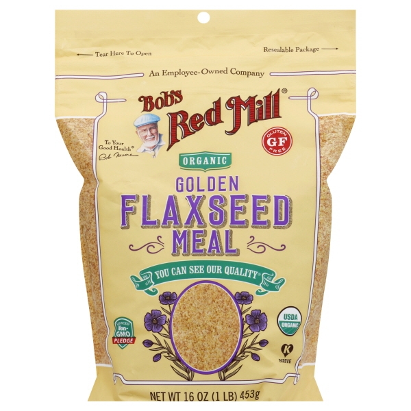 Bob's Red Mill Organic Golden Flaxseed Meal 16 Oz Pouch 4ct Case