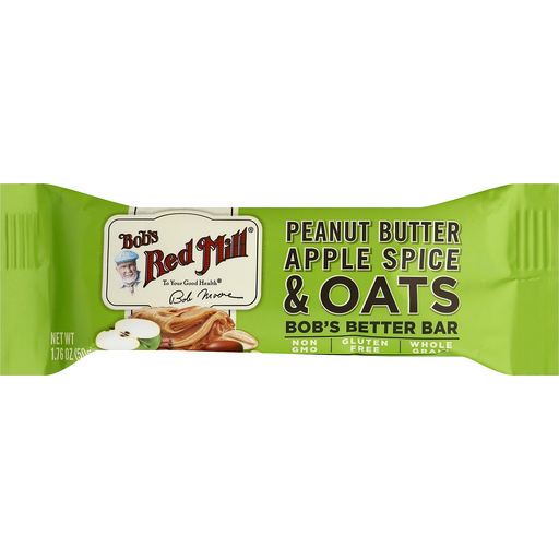 Bob's Red Mill Better Bar, Peanut Butter Apple Spice & Oats