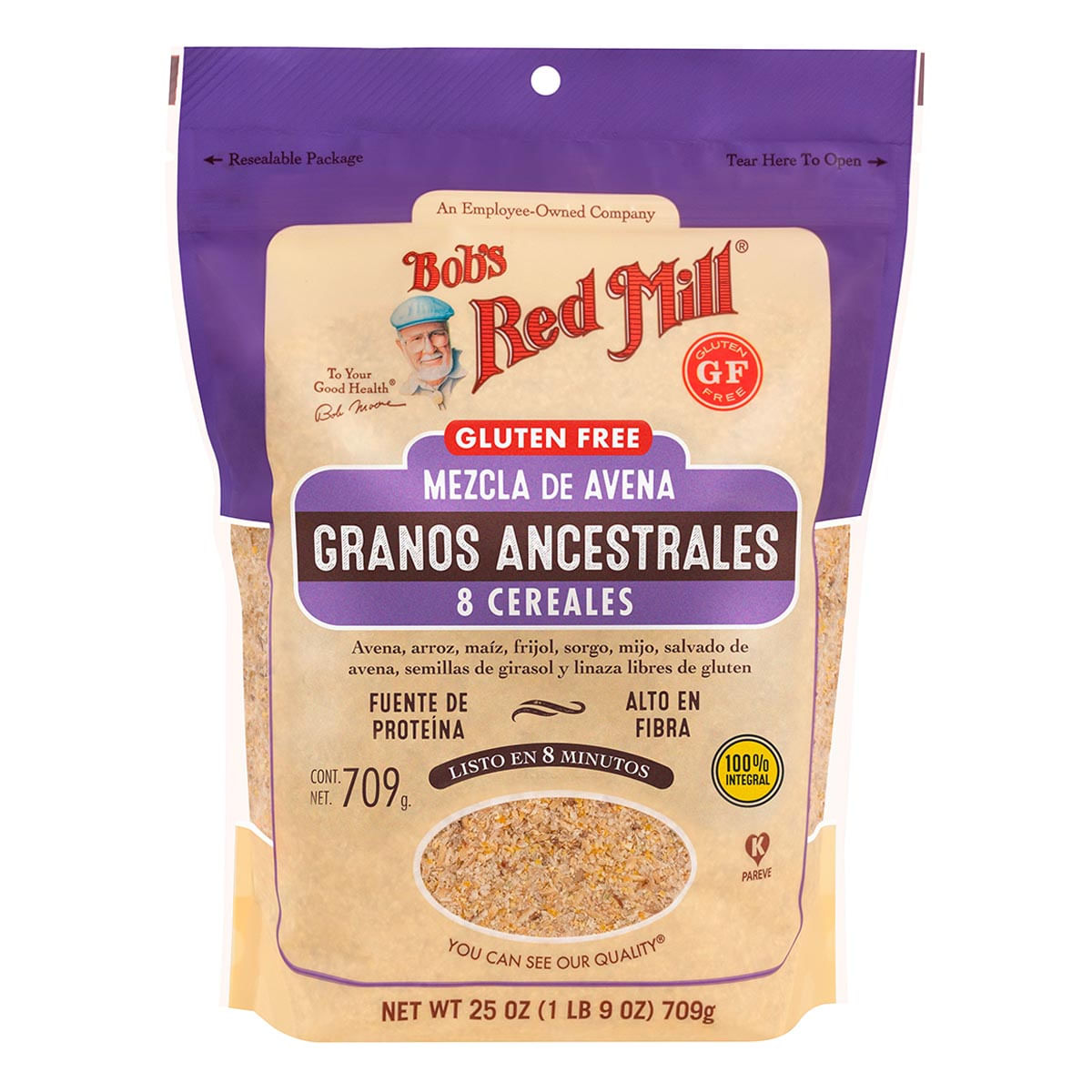 Bob's Red Mill Gluten Free 8 Grain Hot Cereal, 25 Oz