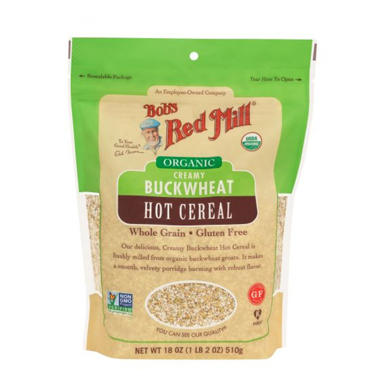 Bob's Red Mill Organic Creamy Buckwheat Hot Cereal - Case Of 4