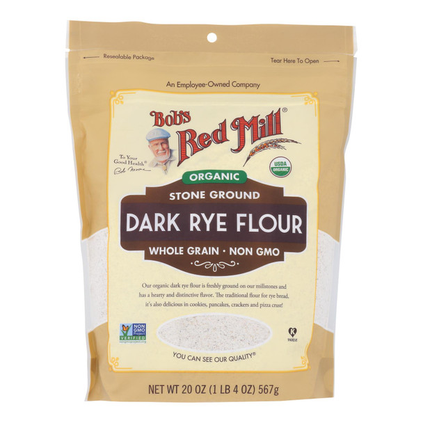 Bob's Red Mill Organic Dark Rye Flour 20 Oz