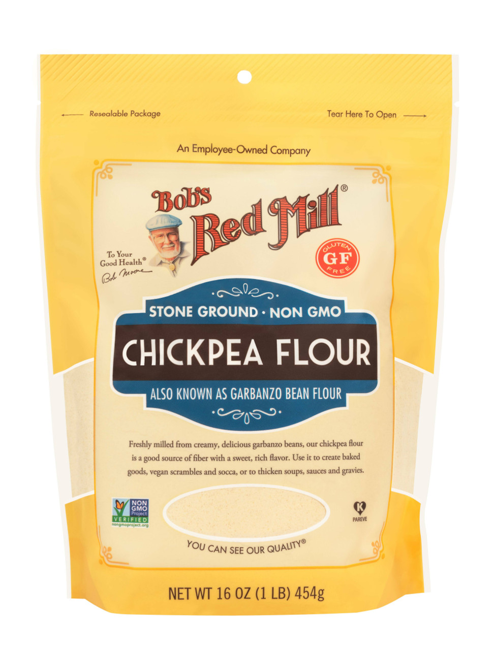 Bob's Red Mill Chickpea Flour 16 Oz Pouch 4ct Case